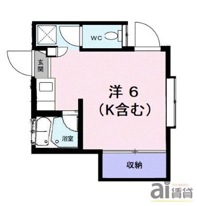 東京都小平市花小金井南町1(アパート)の賃貸物件の間取り