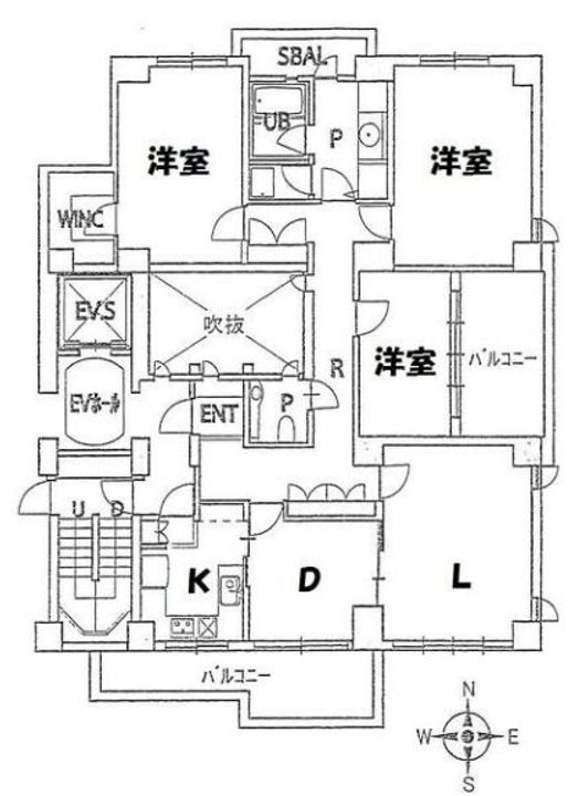 インペリアル安東の間取り