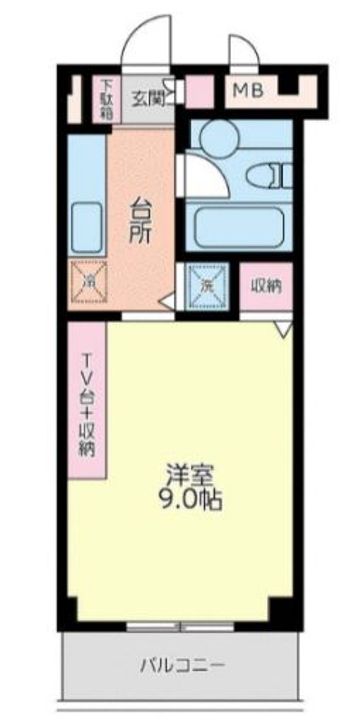 神奈川県藤沢市弥勒寺1(マンション)の賃貸物件の間取り