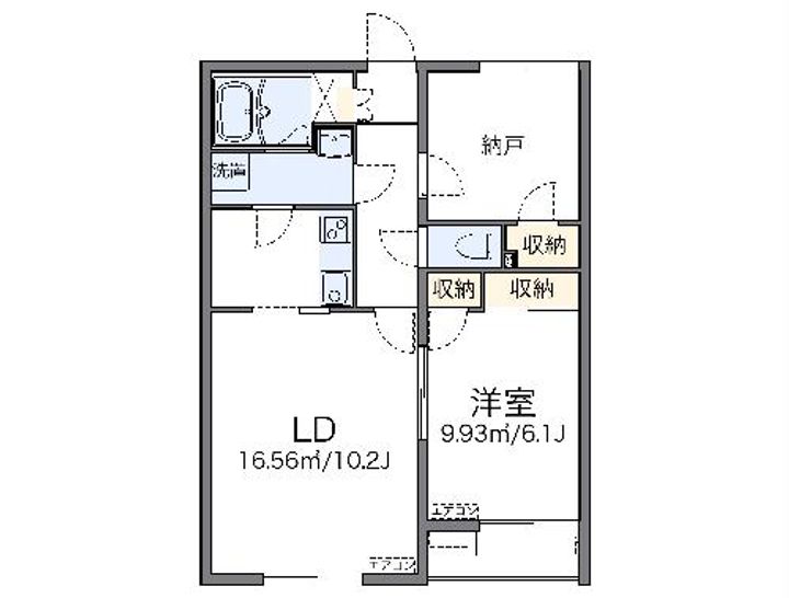 レオネクストシルクIIの間取り