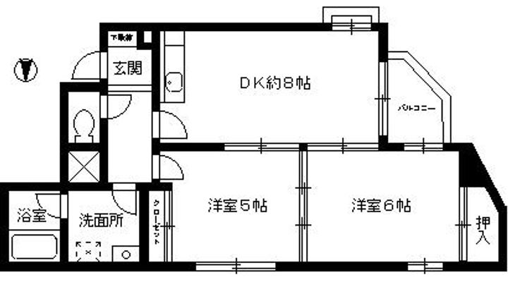 相光マンションとつかの間取り