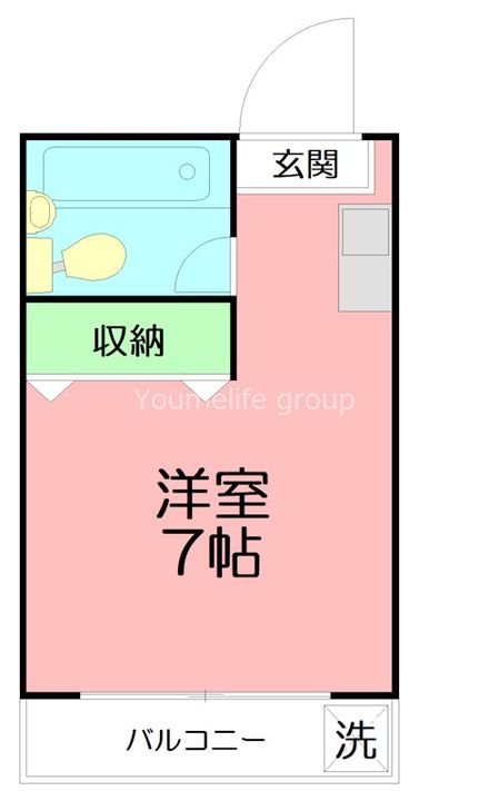 メゾン・ド・ブラン東海大学前の間取り