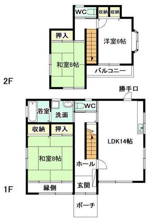 三重県伊賀市桐ケ丘8(一戸建)の賃貸物件の間取り