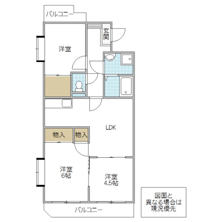 アメニティヒルズの間取り