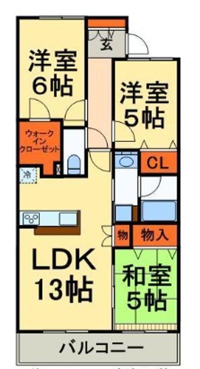 ルネサンス梅郷駅前ザ・タワーの間取り