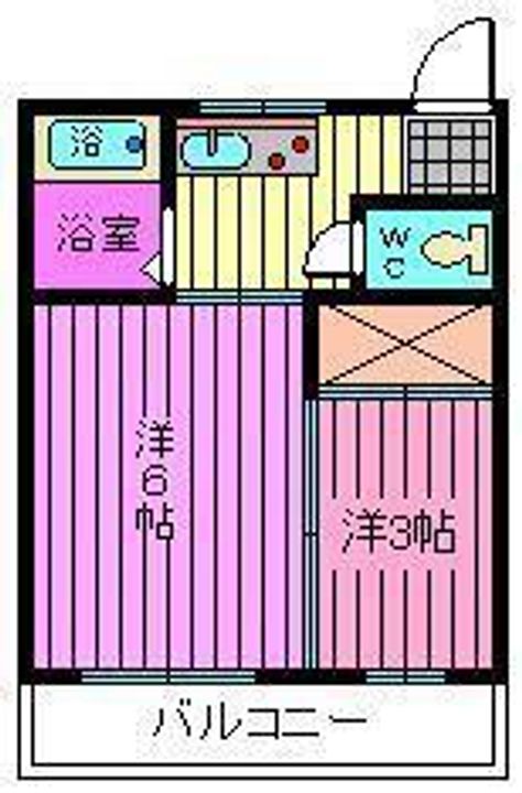 平コーポの間取り