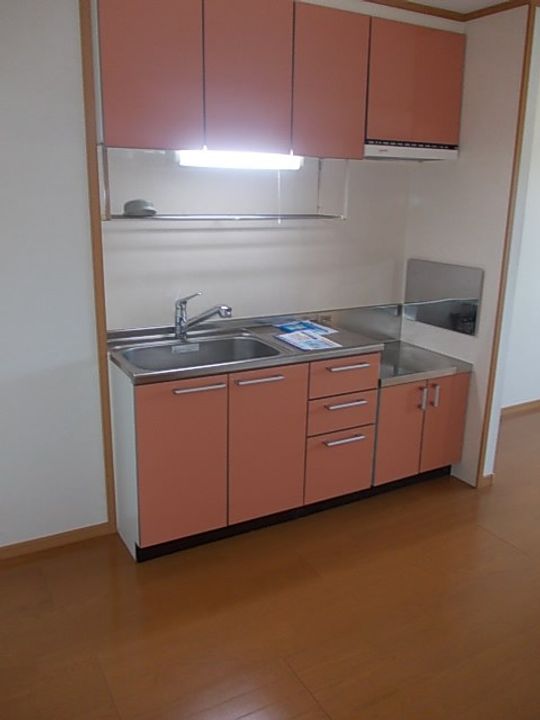 鹿児島県鹿児島市本名町(アパート)の賃貸物件のキッチン