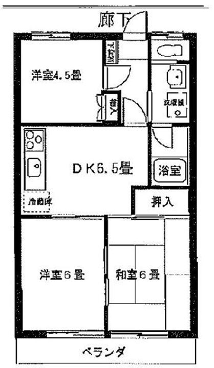 埼玉県久喜市南4(マンション)の賃貸物件の間取り