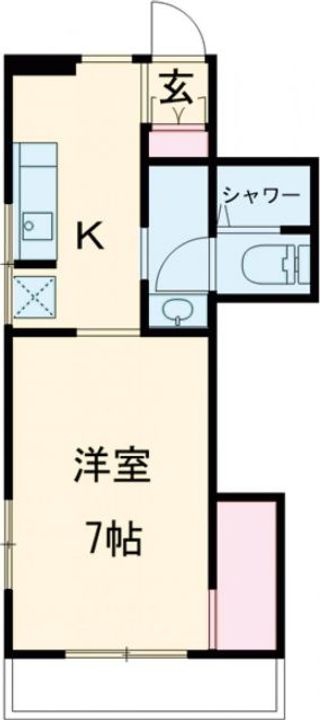 リバーサイド小澤の間取り