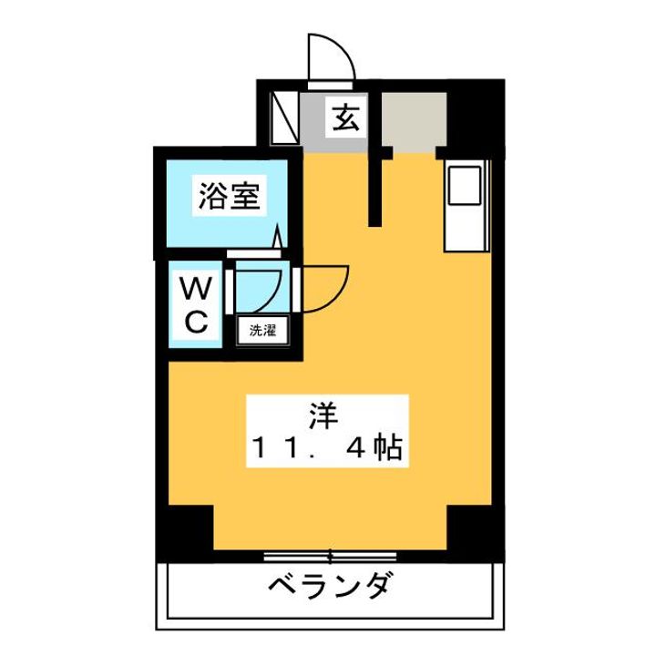 ブルーワンマンションの間取り