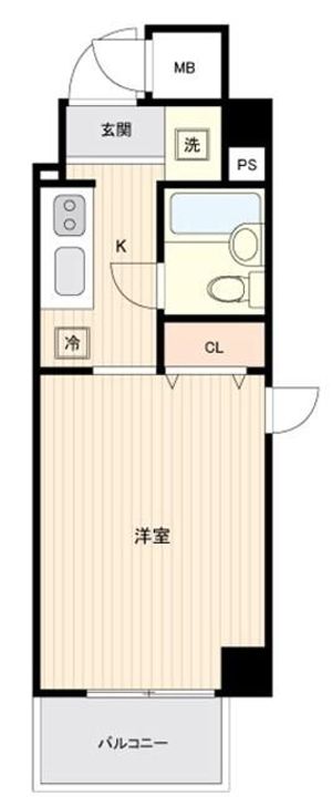東京都大田区仲池上2(マンション)の賃貸物件の間取り