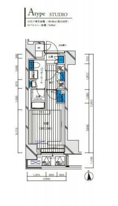 東京都八王子市三崎町(マンション)の賃貸物件の間取り