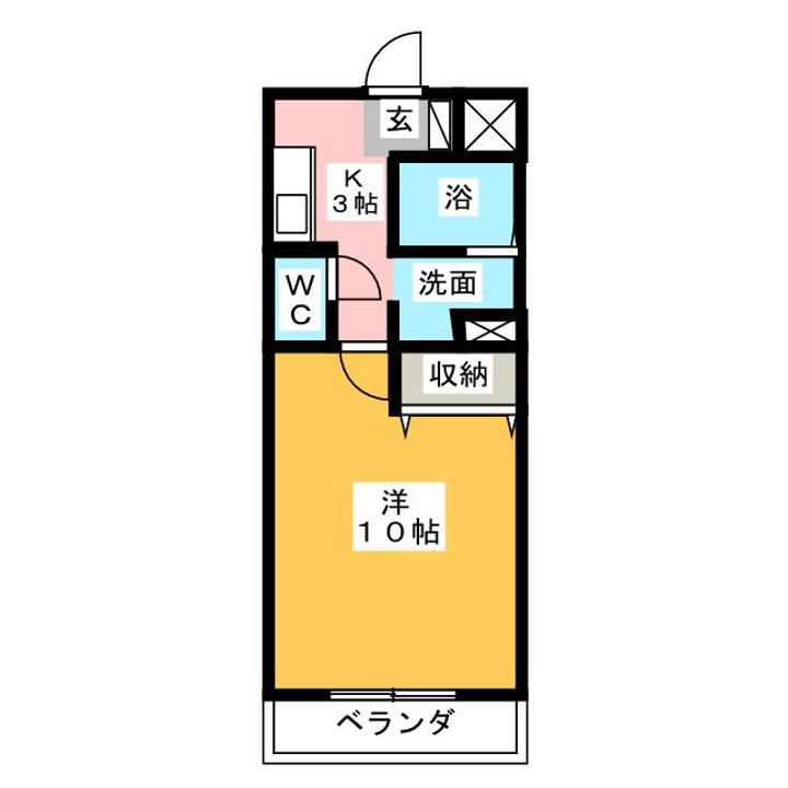 メリッサ原田の間取り
