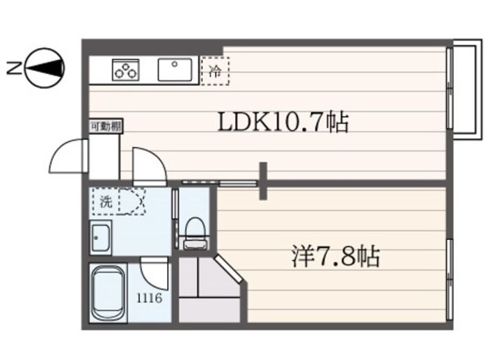 シティハイム3の間取り