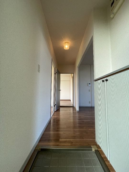 岡山県総社市中央3(アパート)の賃貸物件の玄関