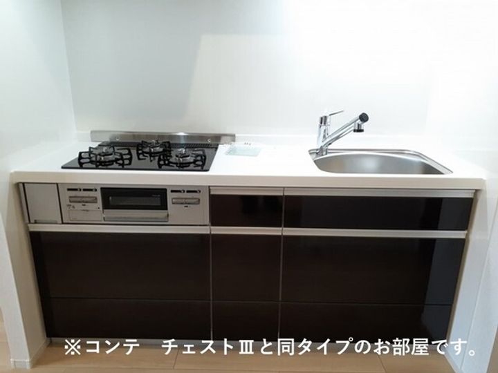 滋賀県守山市水保町(アパート)の賃貸物件のキッチン