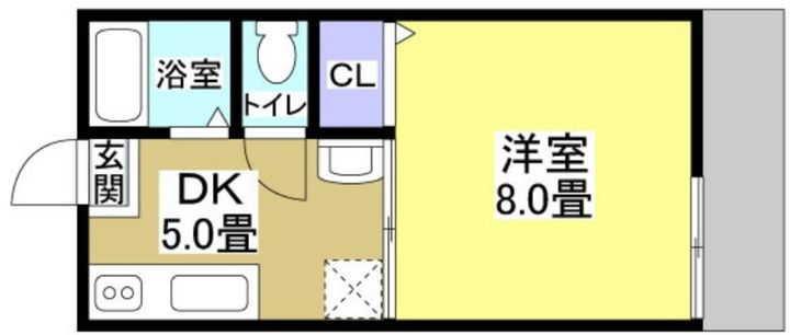 静岡県浜松市中央区住吉3(アパート)の賃貸物件の間取り