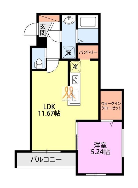 ミリアビタ宮本の間取り