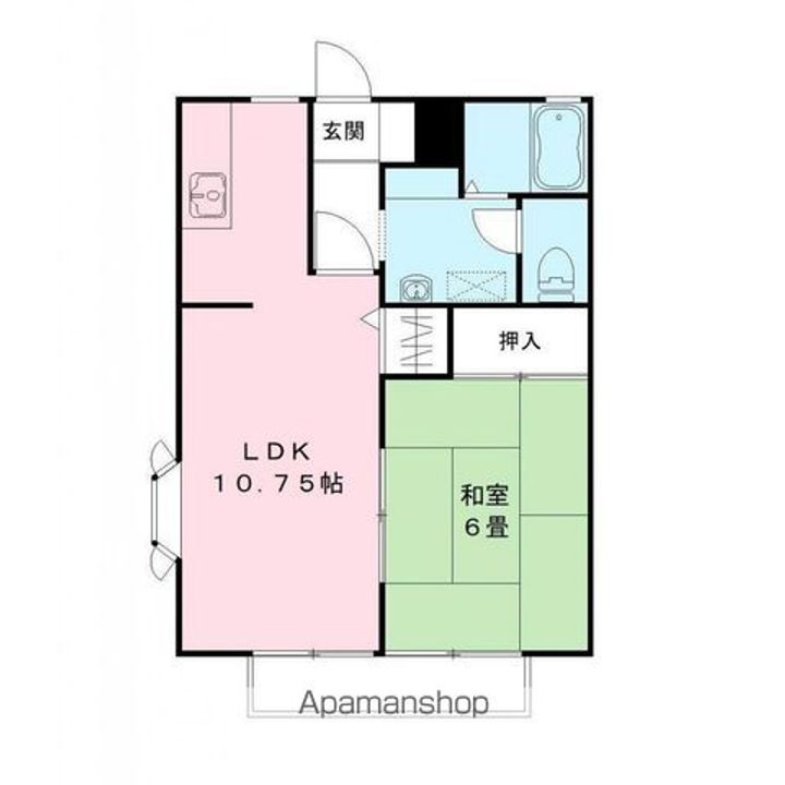 シャトルチグサ A棟の間取り