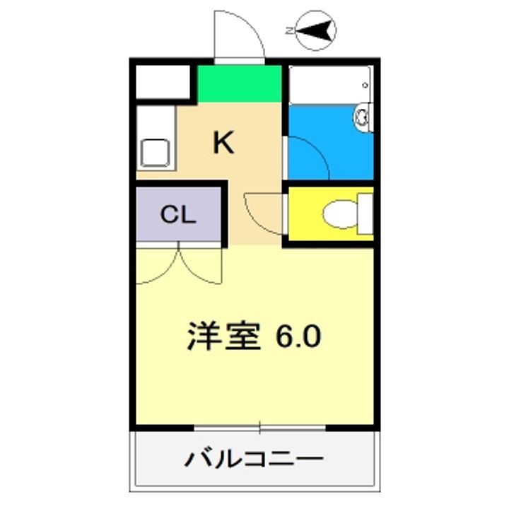 サニーパレス朝倉の間取り