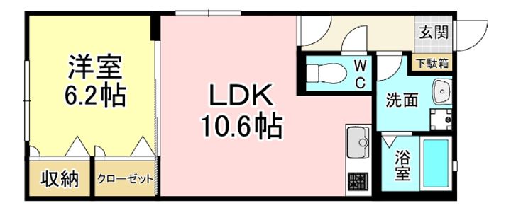 ヴァン・シャトーN&Mの間取り