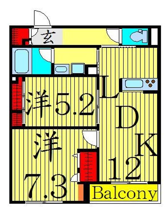 HIKARI EASTの間取り