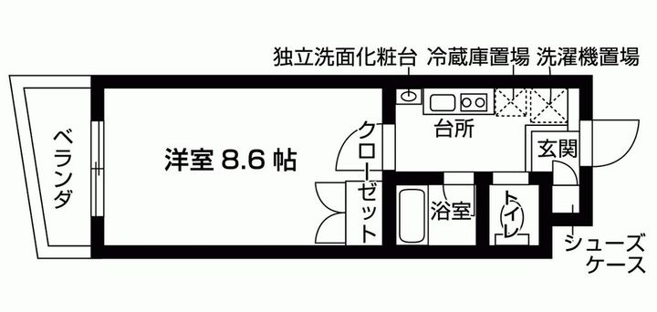 リヴィエール ド グラスの間取り