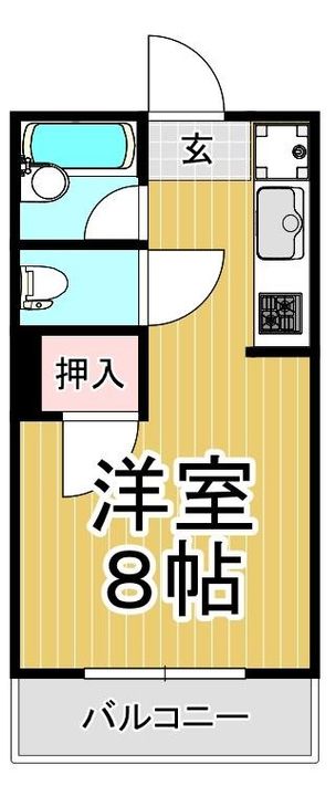パークハイツ古田浜の間取り