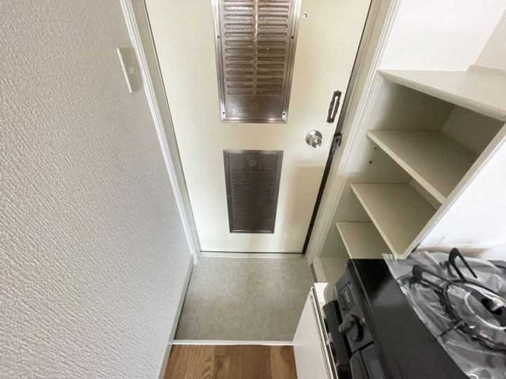 パールシティアサヒの玄関