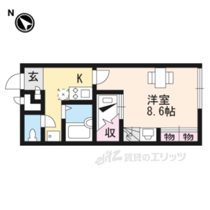 レオパレス白山荘の間取り