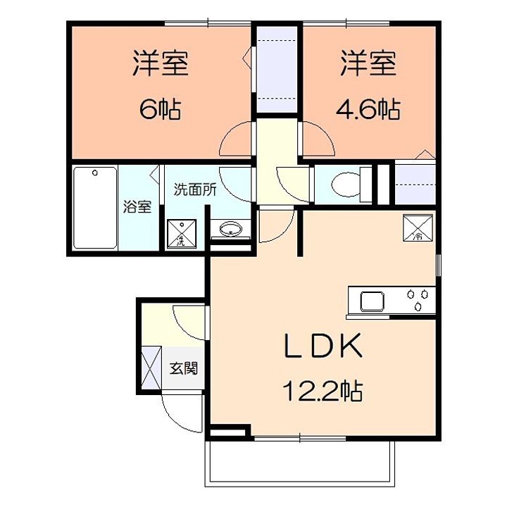 ルボアの間取り