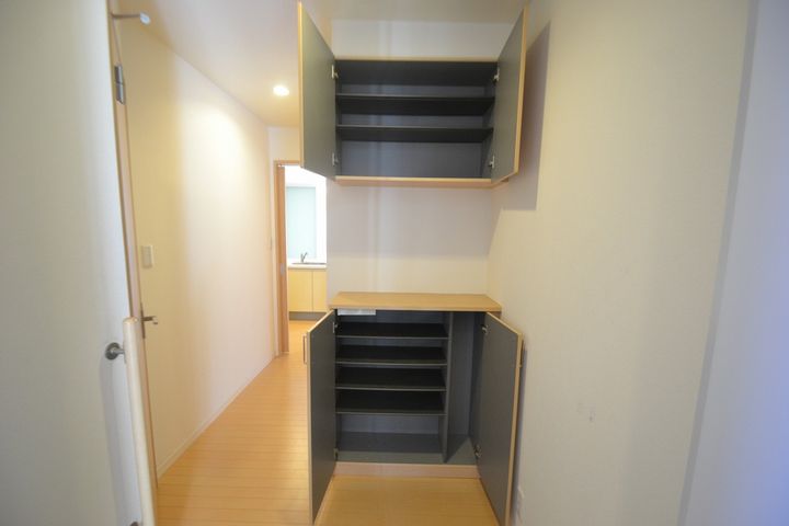 広島県広島市中区舟入幸町(マンション)の賃貸物件の玄関