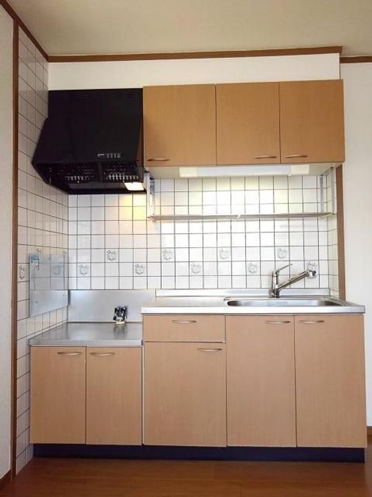 福島県福島市八島田字台畑(アパート)の賃貸物件のキッチン