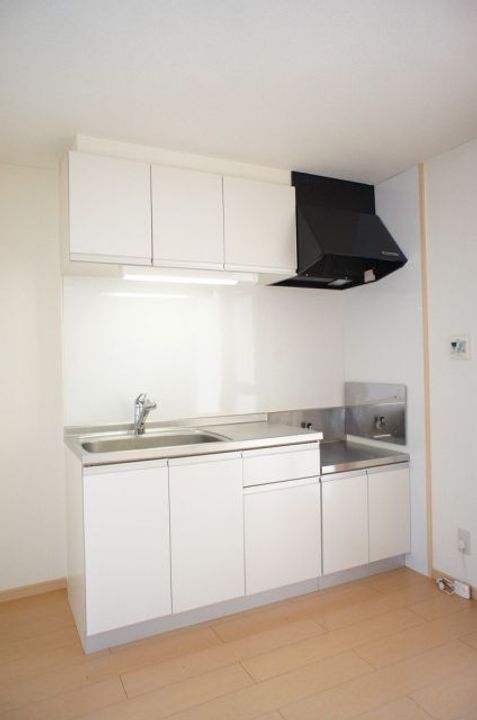 福島県福島市本内字北古舘(マンション)の賃貸物件のキッチン