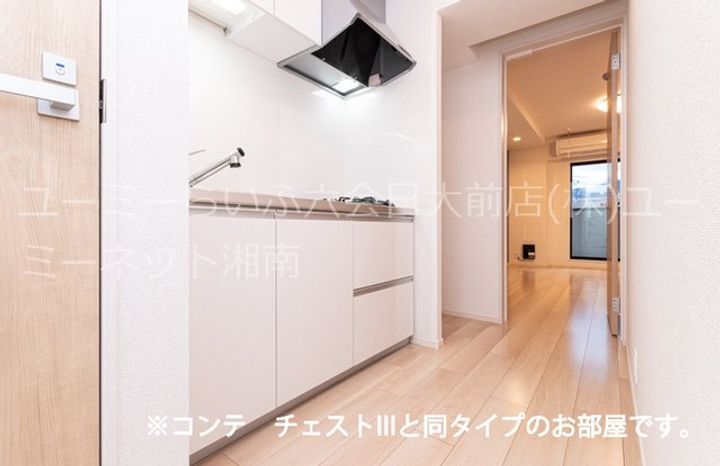 神奈川県藤沢市善行1(アパート)の賃貸物件のキッチン