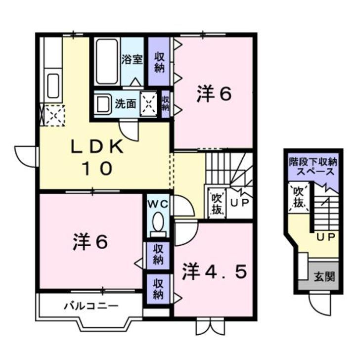 ブルグ中林の間取り