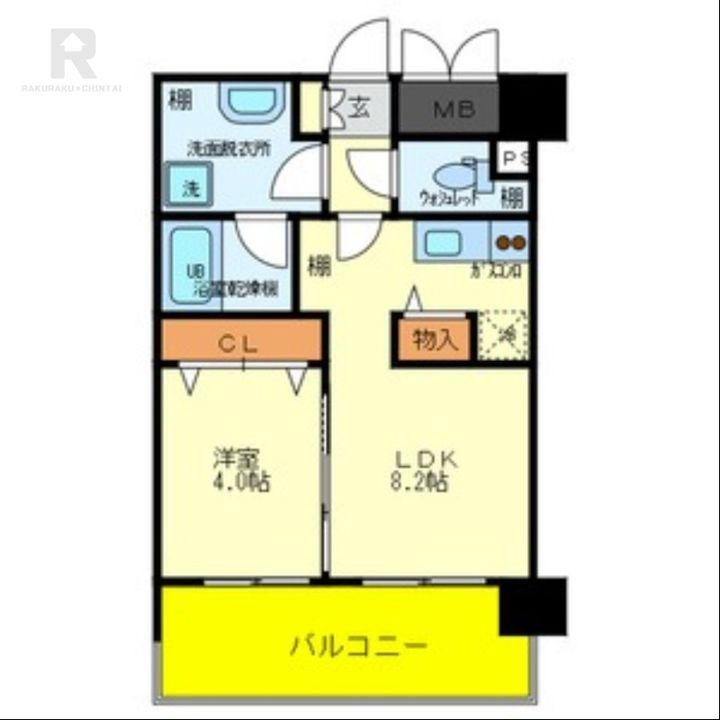 大阪府枚方市宮之阪1(マンション)の賃貸物件の間取り