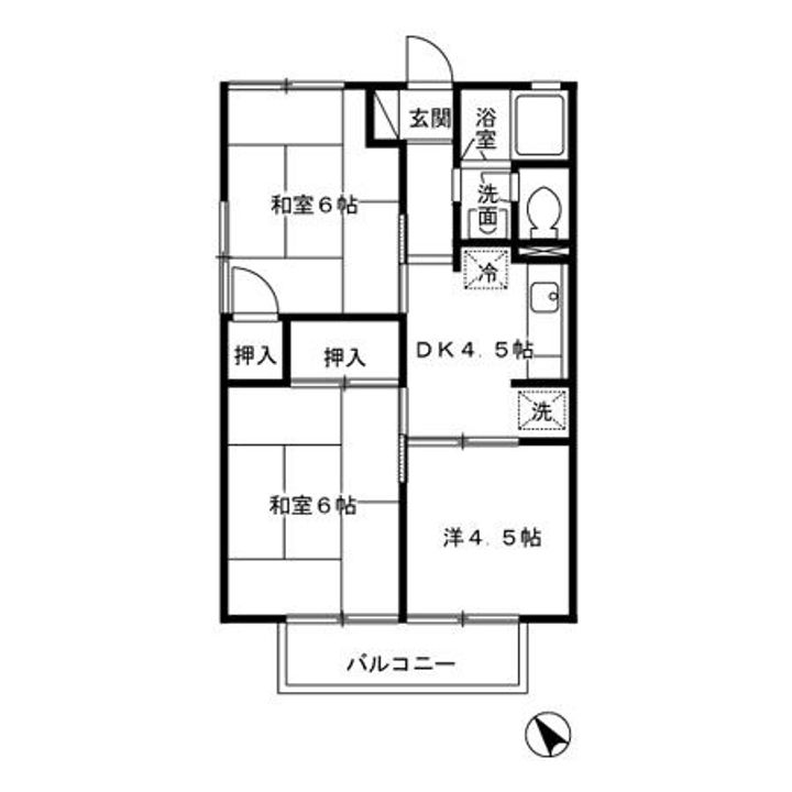 メゾンパークの間取り