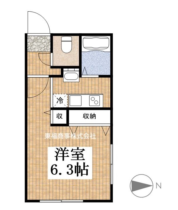 東京都練馬区桜台3(マンション)の賃貸物件の間取り