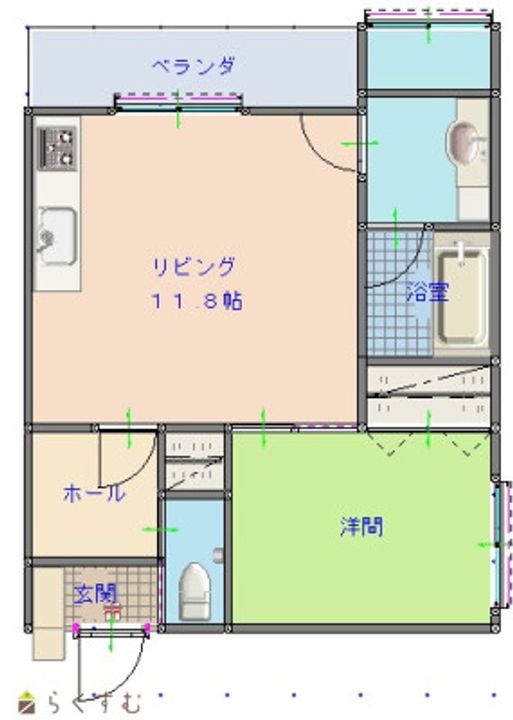 第7コーポヴィラの間取り