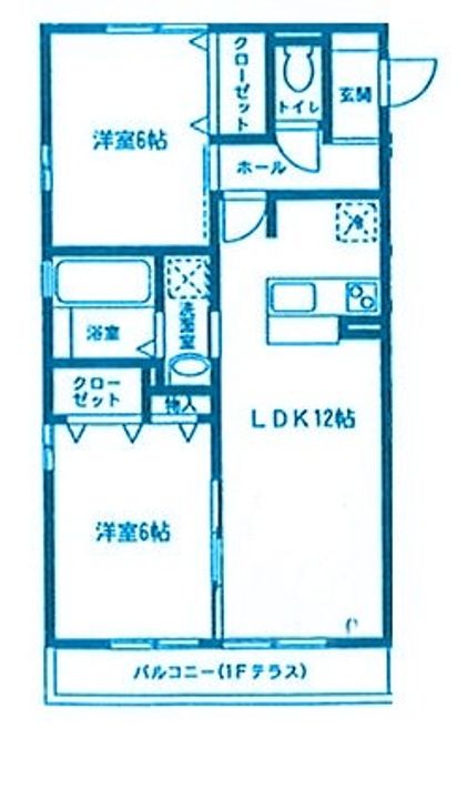 神奈川県川崎市多摩区登戸(マンション)の賃貸物件の間取り