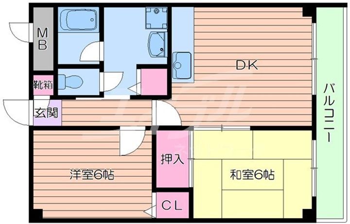 コージーコートYODOI-1の間取り
