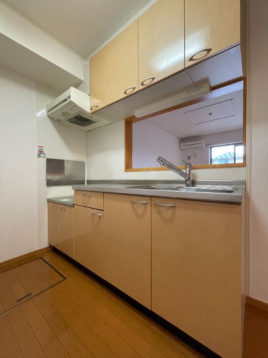 岡山県倉敷市羽島の賃貸マンションのキッチン