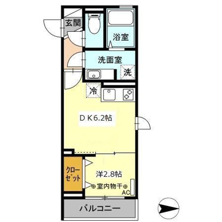 東京都練馬区春日町1(マンション)の賃貸物件の間取り