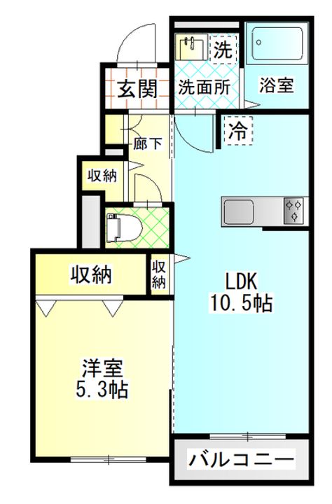 villa KAKIHI 宮ノ上の間取り