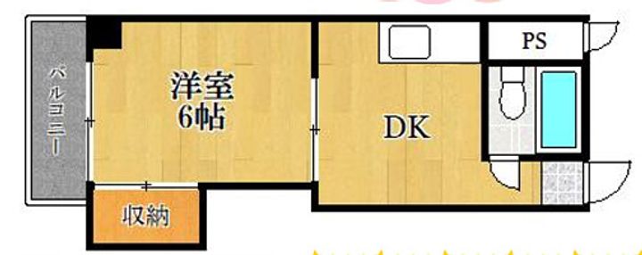 レクシア西中島IIIの間取り