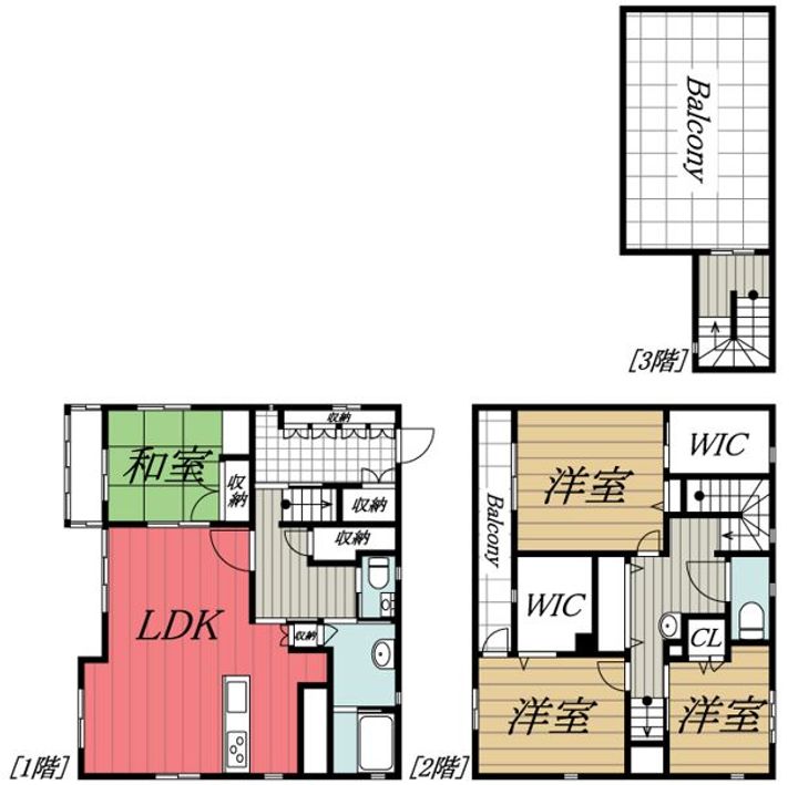千葉県印旛郡栄町安食(一戸建)の賃貸物件の間取り