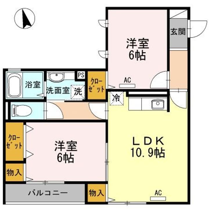 東京都大田区大森西1(アパート)の賃貸物件の間取り