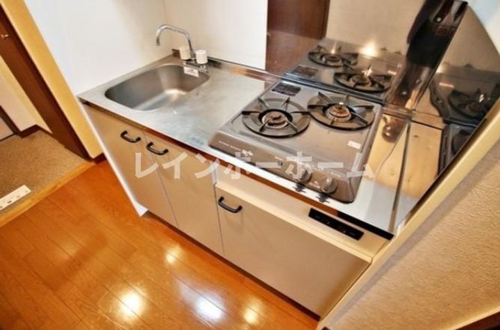 千葉県柏市東1(アパート)の賃貸物件のキッチン