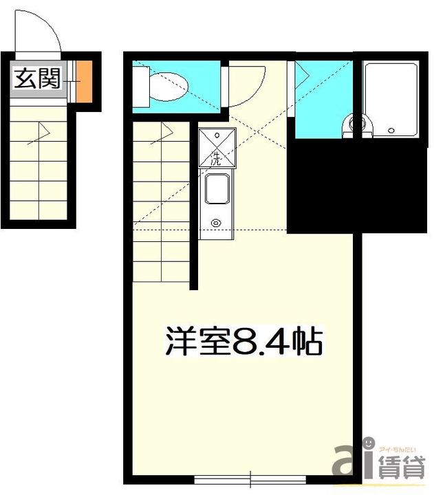 東京都国分寺市内藤1(アパート)の賃貸物件の間取り